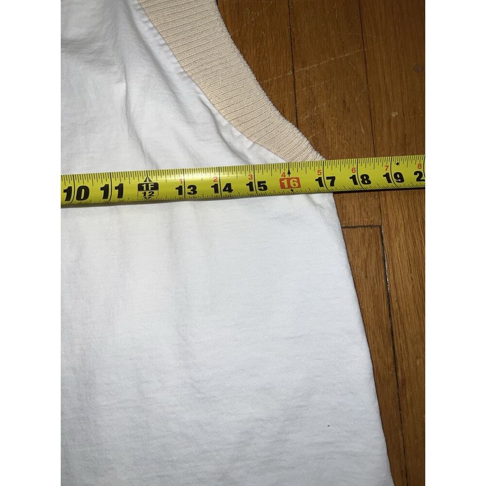 ZARA White cotton knit sleeveless blouse tank top Size M A003115 - Picture 4 of 5